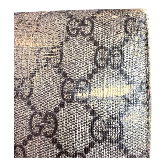 Gucci Authentic GG Canvas Green Heart Patch Wallet Monogram Limited Edition READ - Picture 9 of 13